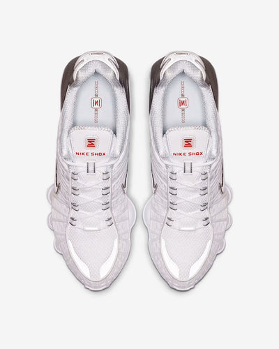 Nike Shox TL 'White Metallic Silver Max Orange'