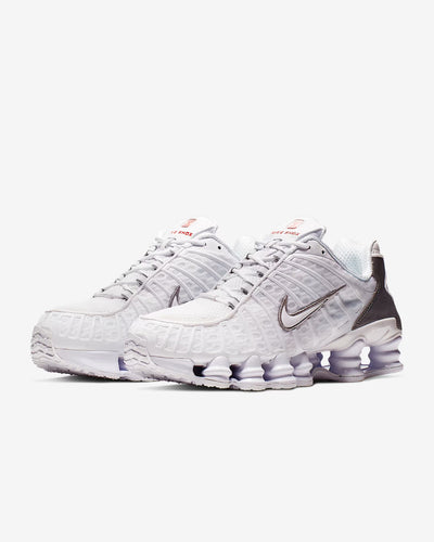 Nike Shox TL 'White Metallic Silver Max Orange'